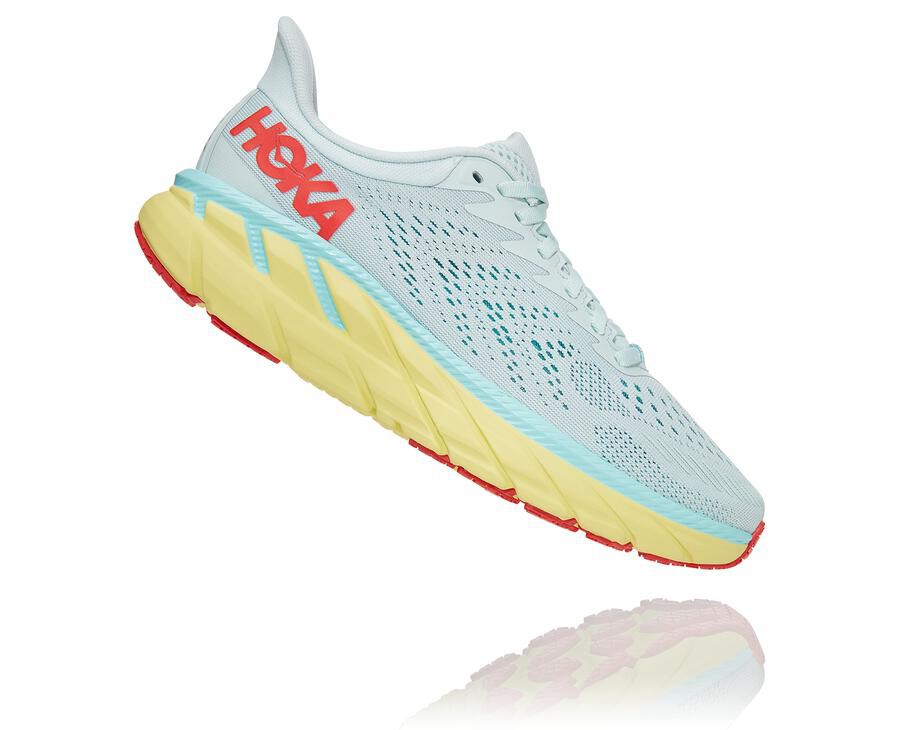 Hoka One One Hardloopschoenen Dames - Clifton 7 - Blauw - QJ0965413